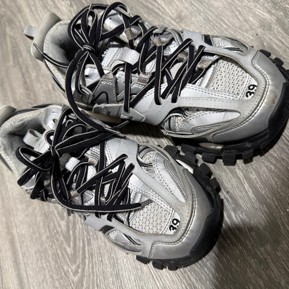 Balenciaga Gray and Black Sneakers